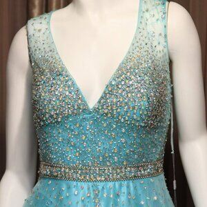 Formal Light Blue Dress